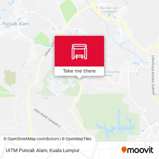 How to get to UITM Puncak Alam in Kuala Lumpur by Bus or Train?