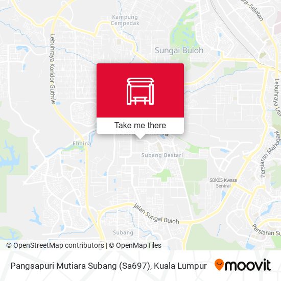 Peta Pangsapuri Mutiara Subang (Sa697)