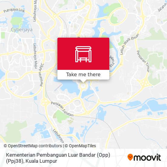 Peta Kementerian Pembanguan Luar Bandar (Opp) (Ppj38)