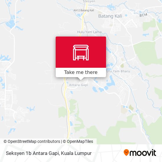 Peta Seksyen 1b Antara Gapi