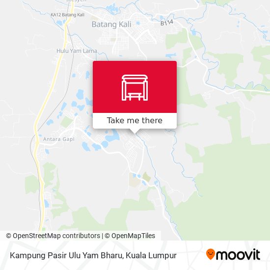 Peta Kampung Pasir Ulu Yam Bharu