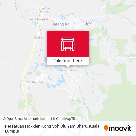 Peta Persatuan Hokkien Kong Soh Ulu Yam Bharu