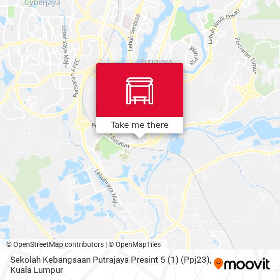 Peta Sekolah Kebangsaan Putrajaya Presint 5 (1) (Ppj23)
