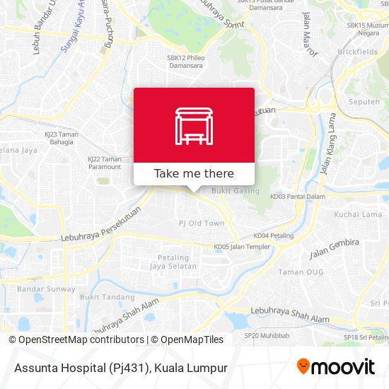 Assunta Hospital (Pj431) map