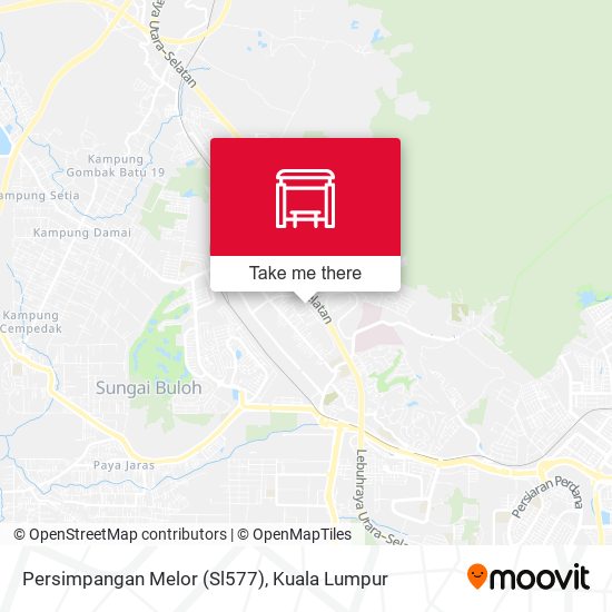 Persimpangan Melor (Sl577) map