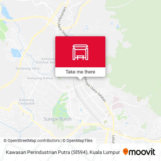 Peta Kawasan Perindustrian Putra (Sl594)