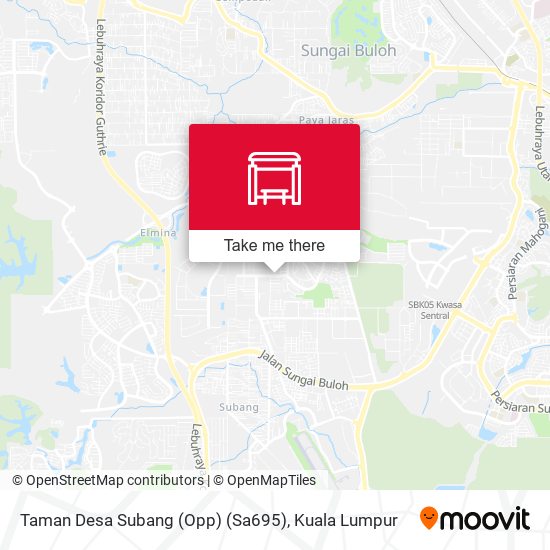 Peta Taman Desa Subang (Opp) (Sa695)