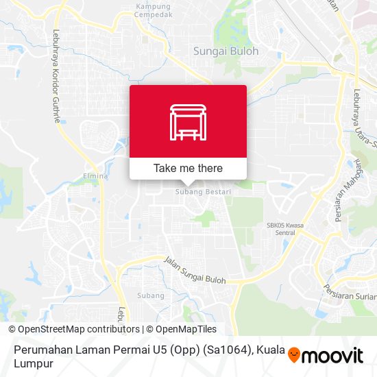 Perumahan Laman Permai U5 (Opp) (Sa1064) map