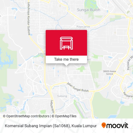 Peta Komersial Subang Impian (Sa1068)