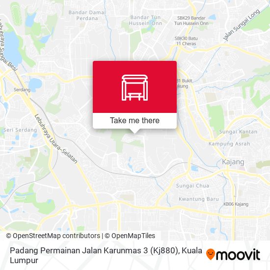 Peta Padang Permainan Jalan Karunmas 3 (Kj880)