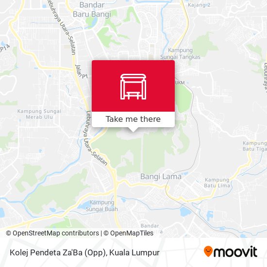 Kolej Pendeta Za'Ba (Opp) map