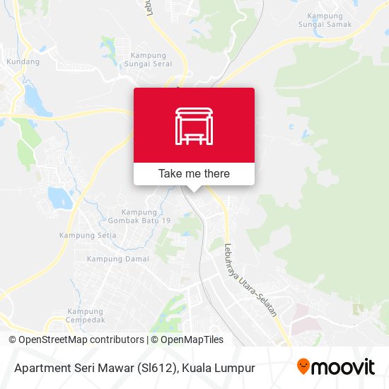 Apartment Seri Mawar (Sl612) map