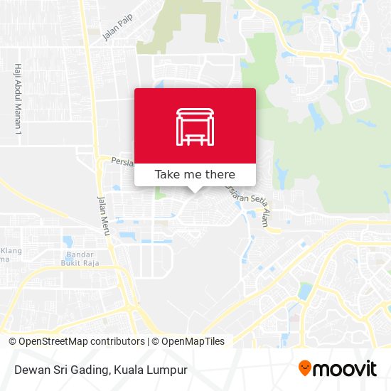 Peta Dewan Sri Gading