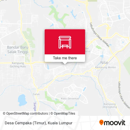 Desa Cempaka (Timur) map