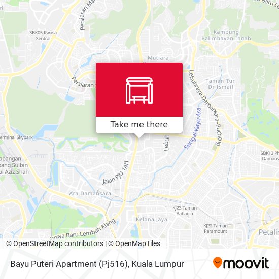 Peta Bayu Puteri Apartment (Pj516)