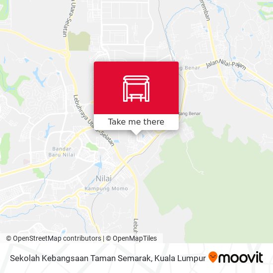 Peta Sekolah Kebangsaan Taman Semarak