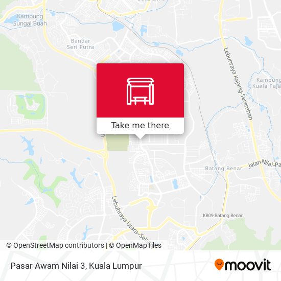 Peta Pasar Awam Nilai 3