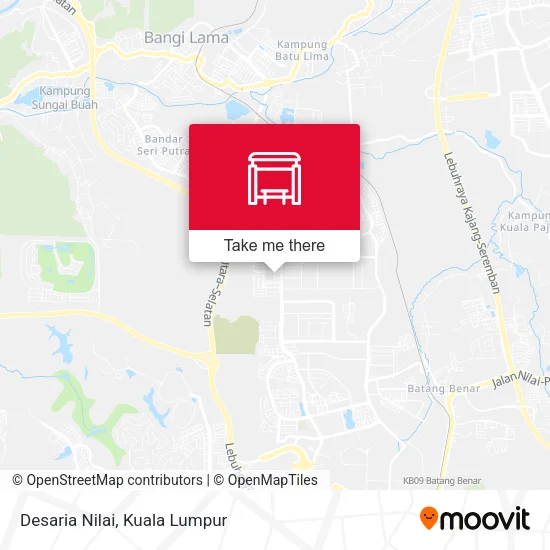 Desaria Nilai map