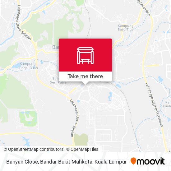 Banyan Close, Bandar Bukit Mahkota map