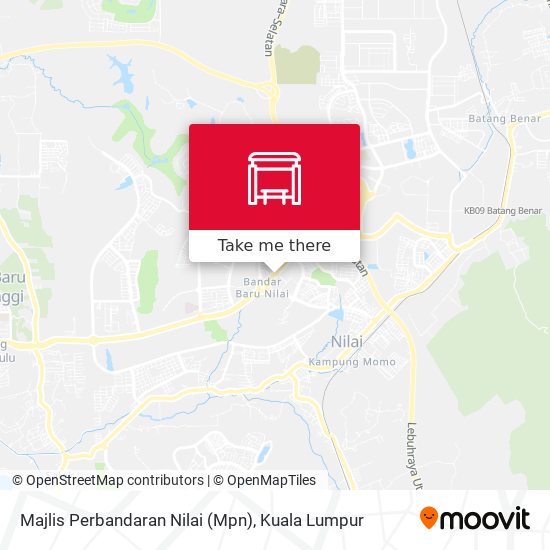 Majlis Perbandaran Nilai (Mpn) map