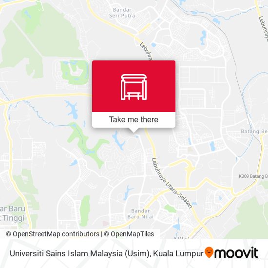 Peta Universiti Sains Islam Malaysia (Usim)