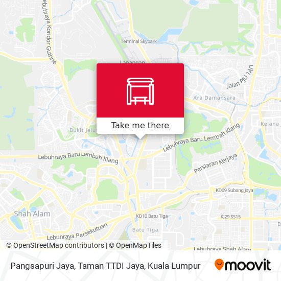 Pangsapuri Jaya, Taman TTDI Jaya map