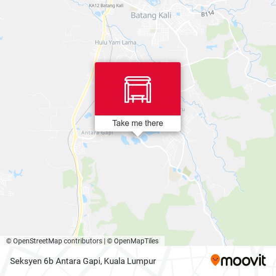 Peta Seksyen 6b Antara Gapi