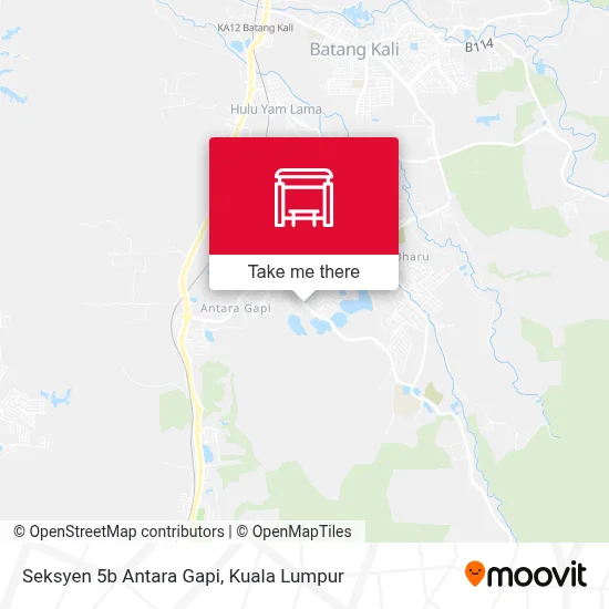 Seksyen 5b Antara Gapi map