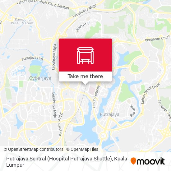 Putrajaya Sentral (Hospital Putrajaya Shuttle) map