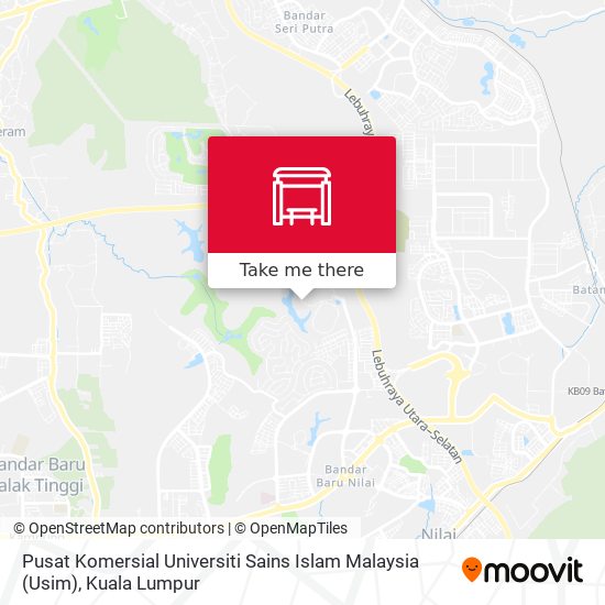 Peta Pusat Komersial Universiti Sains Islam Malaysia (Usim)