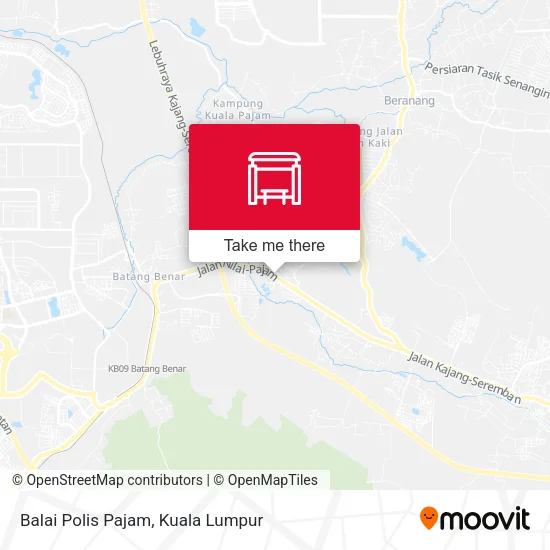 Balai Polis Pajam map