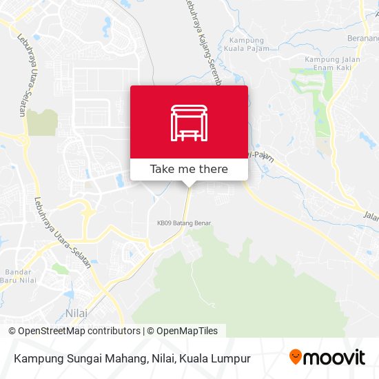Kampung Sungai Mahang, Nilai map