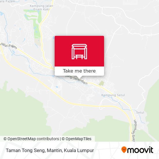 Peta Taman Tong Seng, Mantin