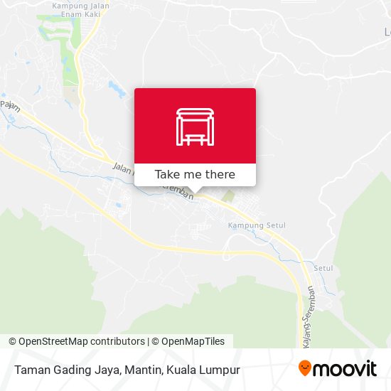 Peta Taman Gading Jaya, Mantin