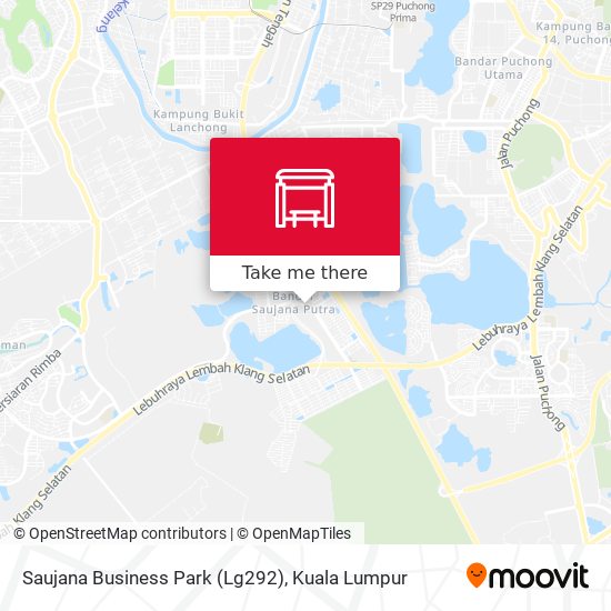 Saujana Business Park (Lg292) map