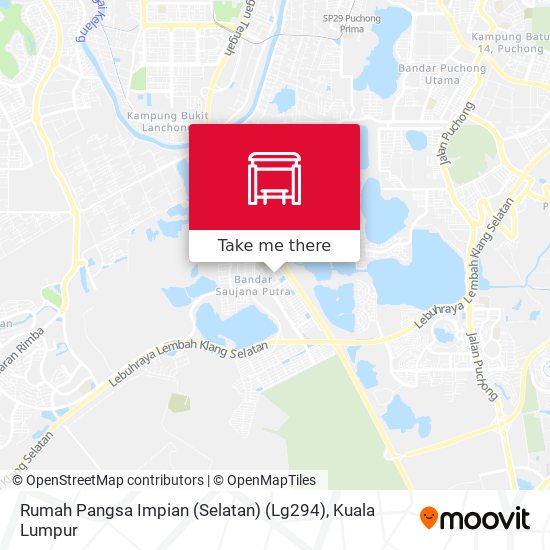 Peta Rumah Pangsa Impian (Selatan) (Lg294)