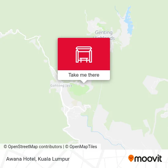 Awana Hotel map