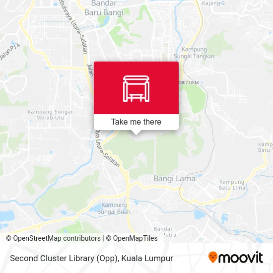 Second Cluster Library (Opp) map
