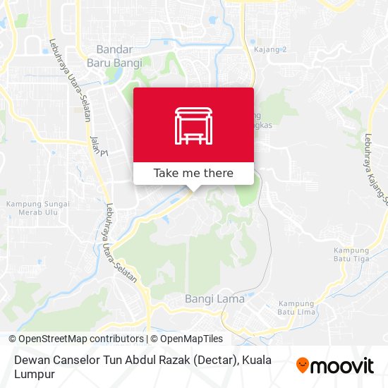 Dewan Canselor Tun Abdul Razak (Dectar) map