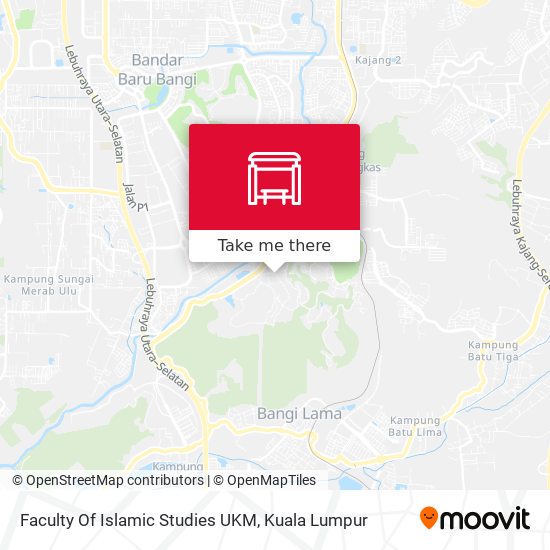 Peta Faculty Of Islamic Studies UKM