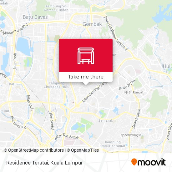 Residence Teratai map