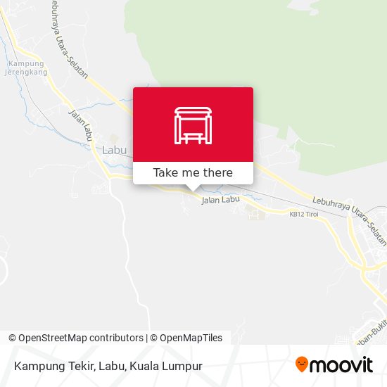 Kampung Tekir, Labu map