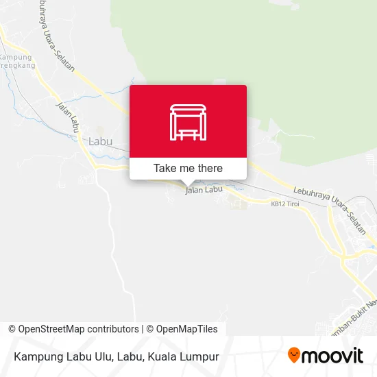 Kampung Labu Ulu, Labu map