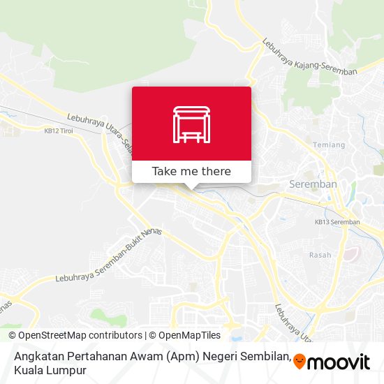 Angkatan Pertahanan Awam (Apm) Negeri Sembilan map