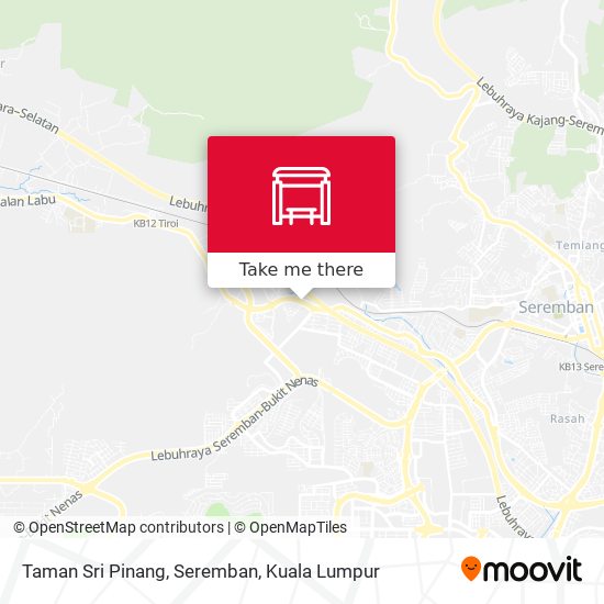 Peta Taman Sri Pinang, Seremban