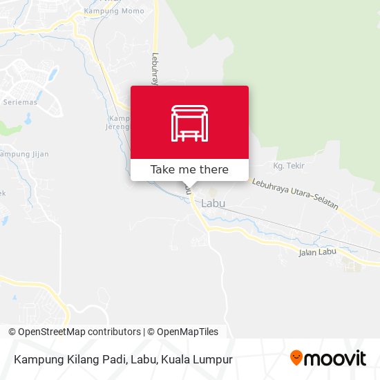 Peta Kampung Kilang Padi, Labu