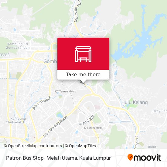 Peta Patron Bus Stop- Melati Utama