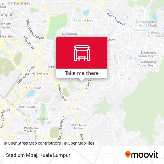 Stadium Mpaj map