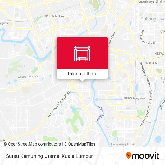 Surau Kemuning Utama map