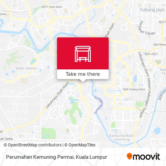 Peta Perumahan Kemuning Permai